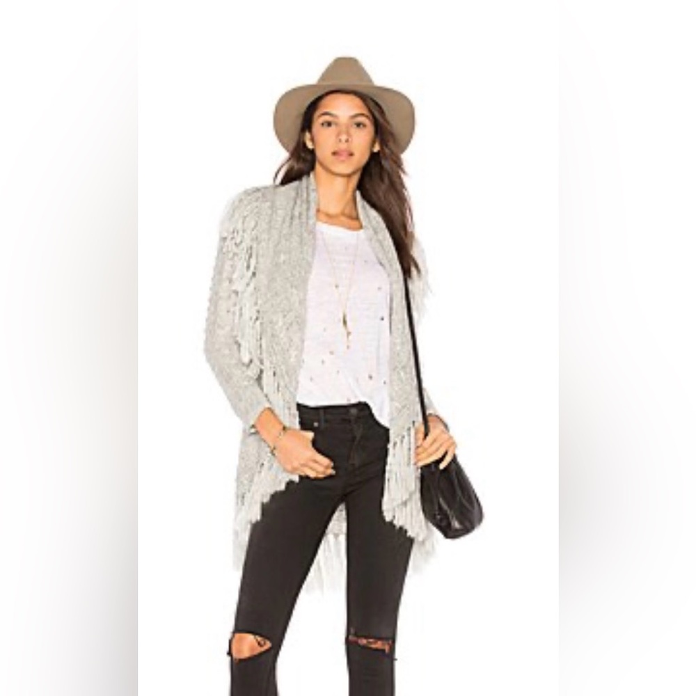 BB Dakota - KARLI CARDIGAN IN GREY - Picture 2 of 6